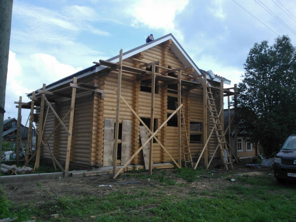 Дом из ОЦБ в п. Речной
