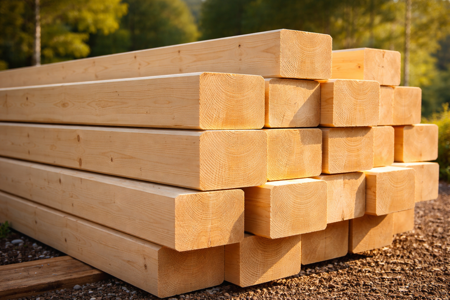 Интерьер гостинной в деревянном доме