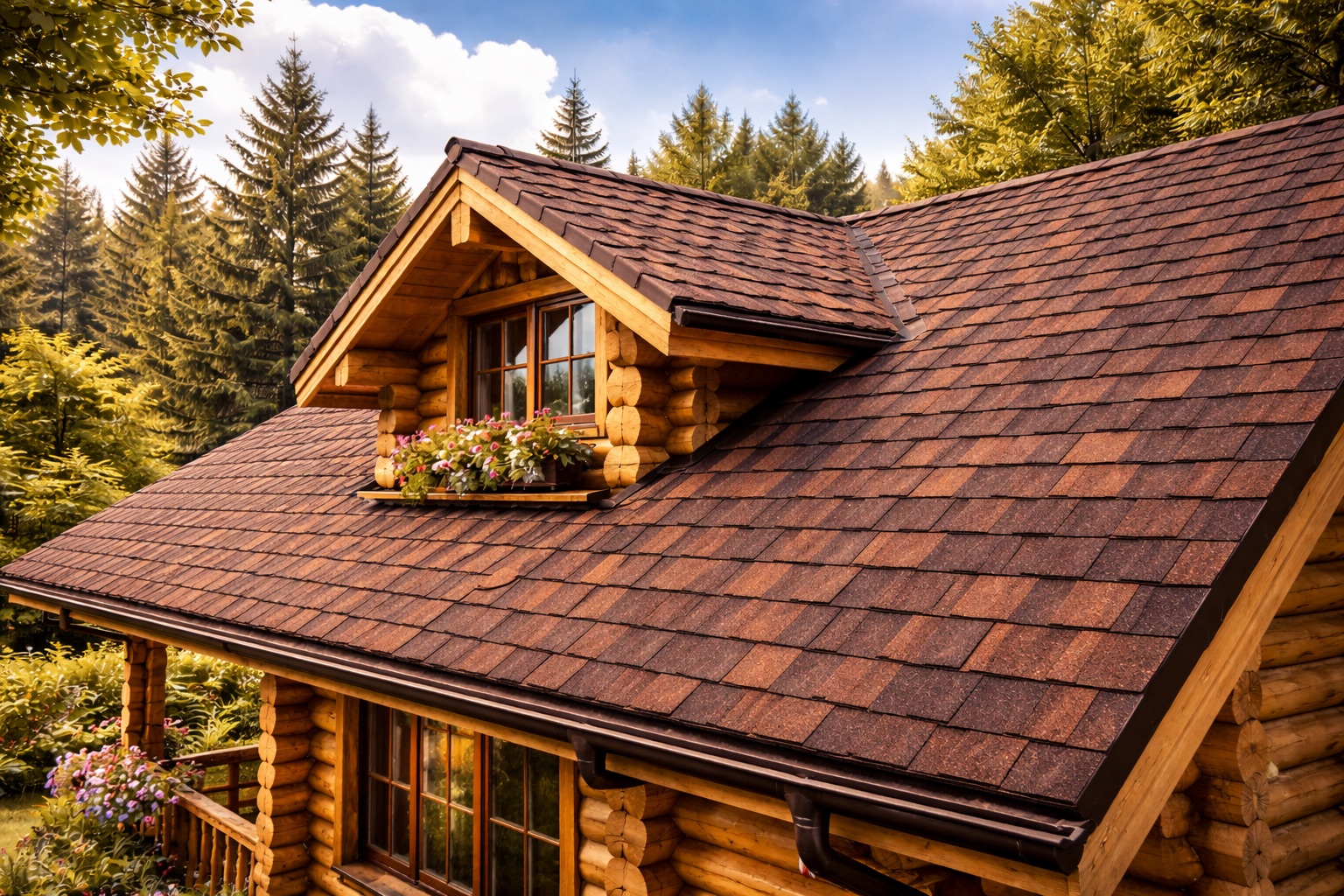 Интерьер гостинной в деревянном доме