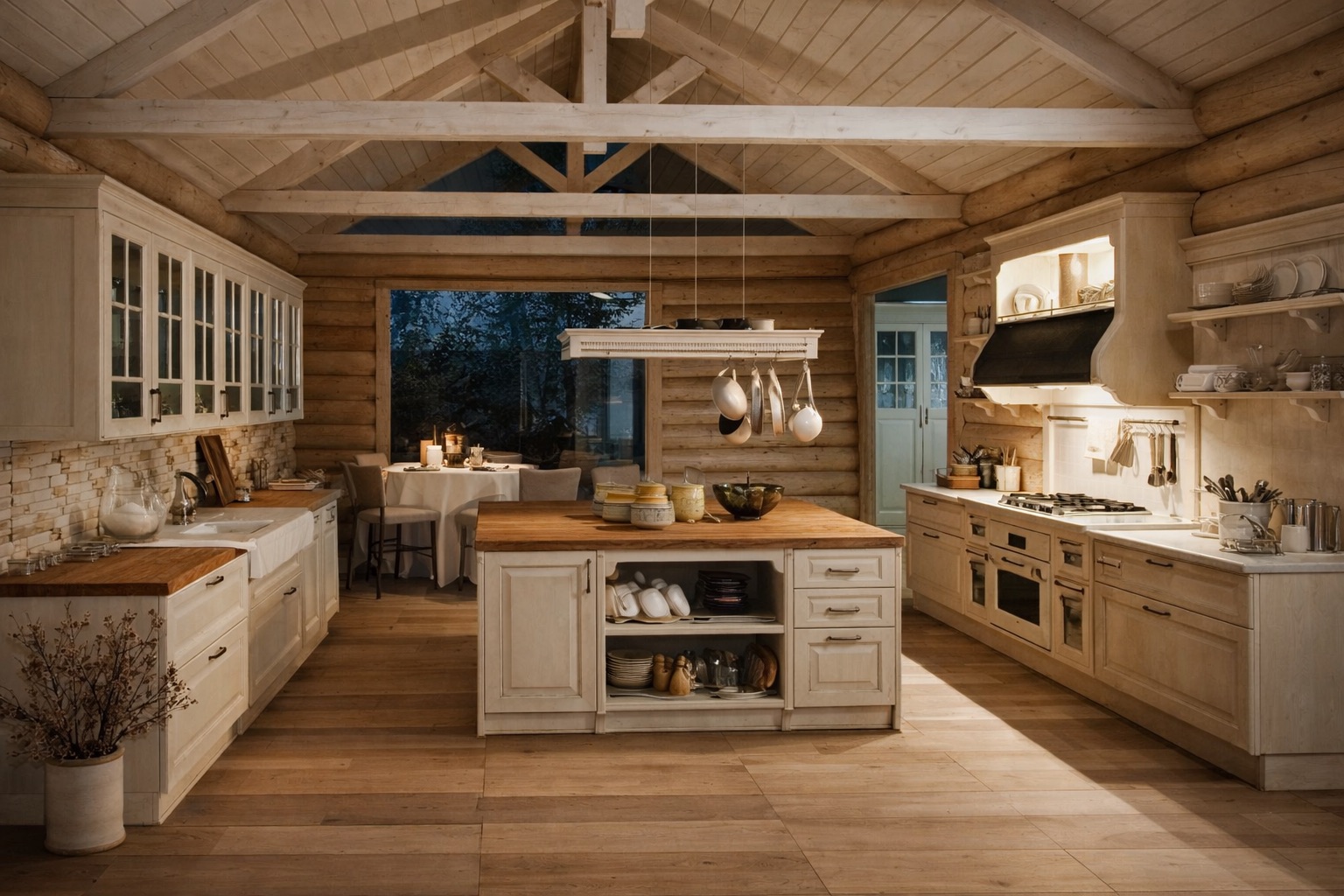 Банка с краской и кисть на деревянной поверхности