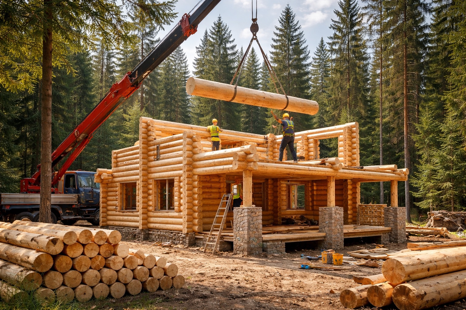 Банка с краской и кисть на деревянной поверхности